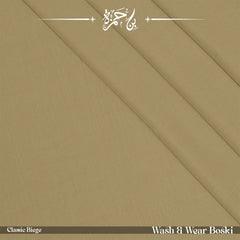 Wash & Wear Winter Boski Shalwar Kameez - Classic Biege