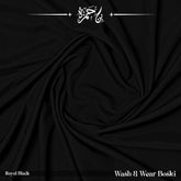Wash & Wear Winter Boski Unstitched Shalwar Kameez - Royal Black