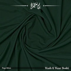 Wash & Wear Winter Boski Unstitched Shalwar Kameez - Sage Green